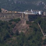 Obras de estabilização na encosta do Forte de S. Filipe