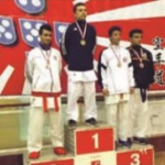 Diogo Moreira, do Karaté Clube Margem Sul conquistou o 1.º Lugar