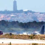 Três tripulantes morrem carbonizados em acidente de um C-130 na Base do Montijo